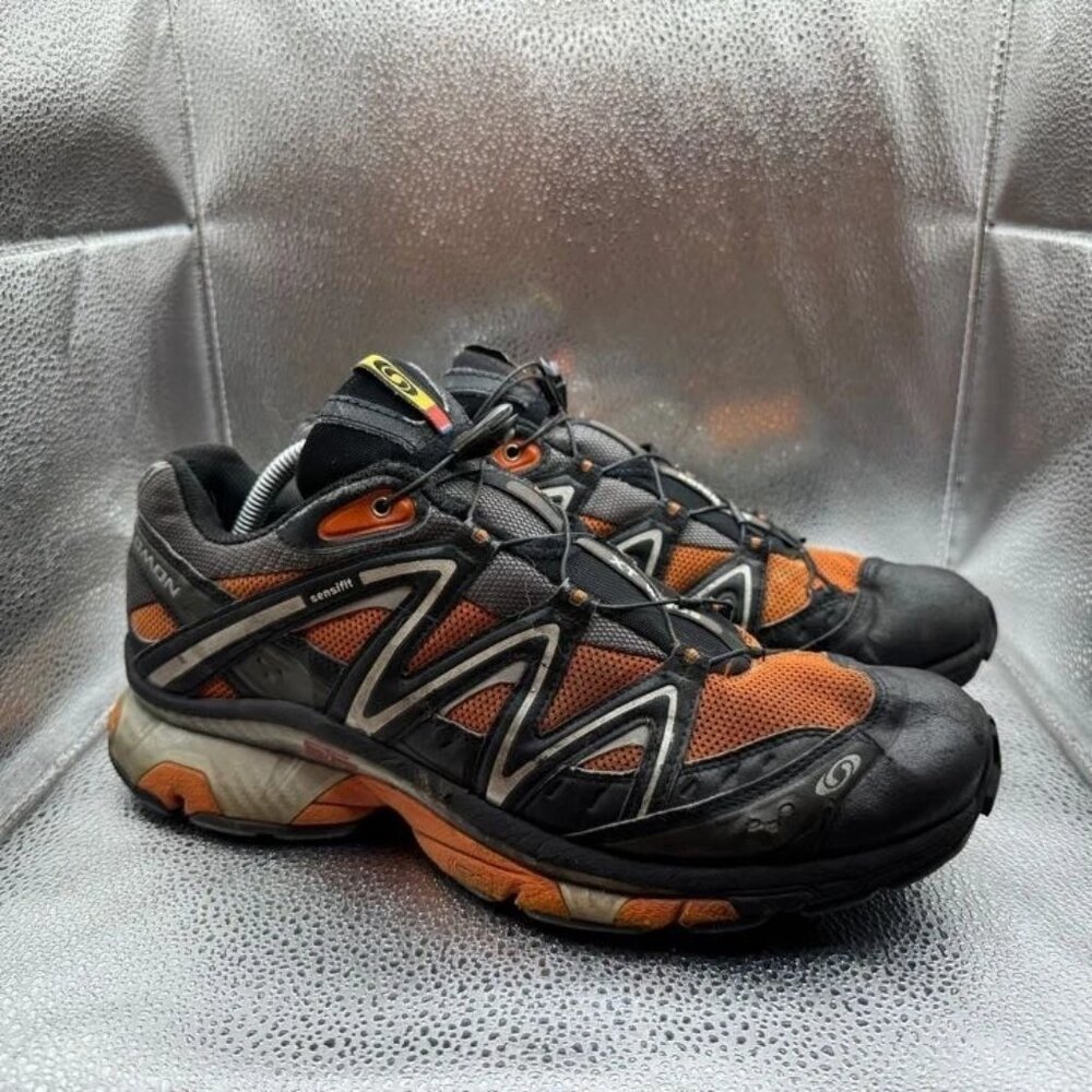 Size 11 Salomon XT Wings 2 Mens‎ Orange Black Running Athletic Sneakers 449146